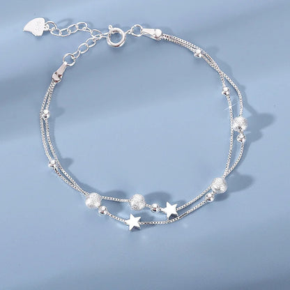 Sterling Silver Beaded Bracelets | Charme En Pierre