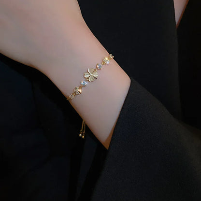 Imitation Pearl Stretchable Bracelet for Women Personalized Fashion