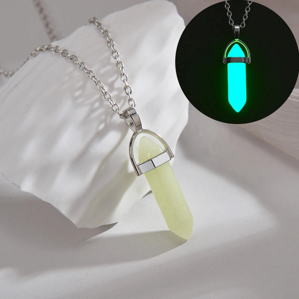 Necklaces Pendants Fashion Natural Stone Bullet Pendant