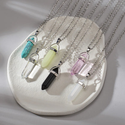 Bullet Necklace Pendant: Crystal Pendant | Charme En Pierre