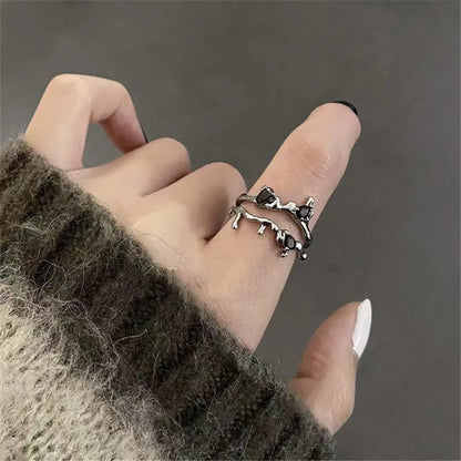 Adjustable Irregular Ring | Adjustable Ring | Charme En Pierre