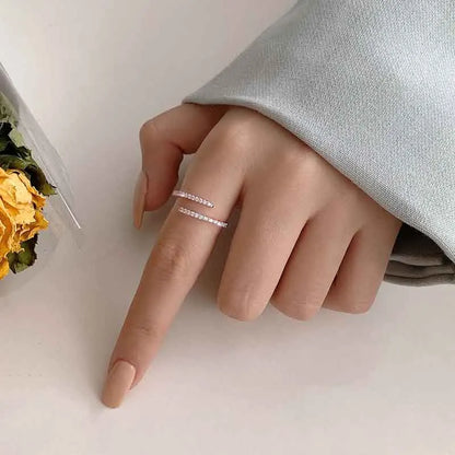 Thin Wedding Rings | Minimalist Thin Rings | Charme En Pierre