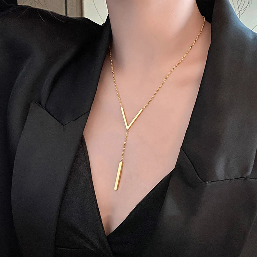 Clavicle Pendant for Women: Choker Necklace | Charme En Pierre