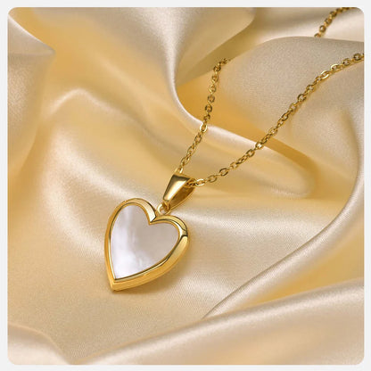 Women Locket Necklaces, Openable Heart Pendants, Stainless Steel