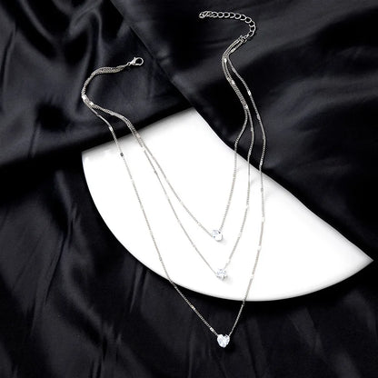 Trendy Zircon Pendant Necklace For Women Choker Fashion