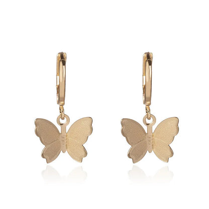 Green Crystal Golden Leaves Earrings for Women Daily Accessories