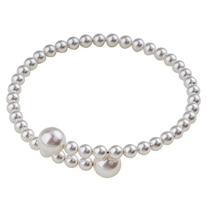 Imitation Pearl Stretchable Bracelet for Women Personalized Fashion