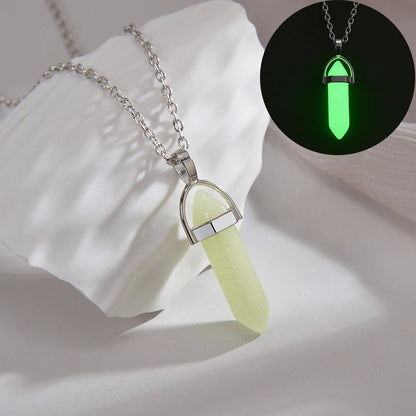 Necklaces Pendants Fashion Natural Stone Bullet Pendant