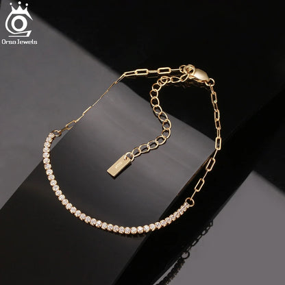 Gold Plated Bracelet For Women | Charme En Pierre