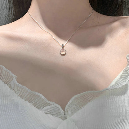 Crystal Pendant Necklace | Women's Crystal Pendant | Charme En Pierre