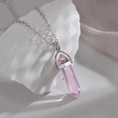 Necklaces Pendants Fashion Natural Stone Bullet Pendant