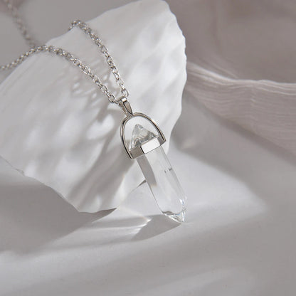 Bullet Necklace Pendant: Crystal Pendant | Charme En Pierre