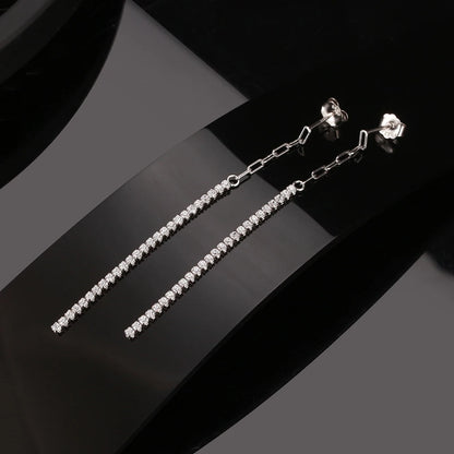 Gold Plated Paperclip Chains Tennis Bracelet For Women